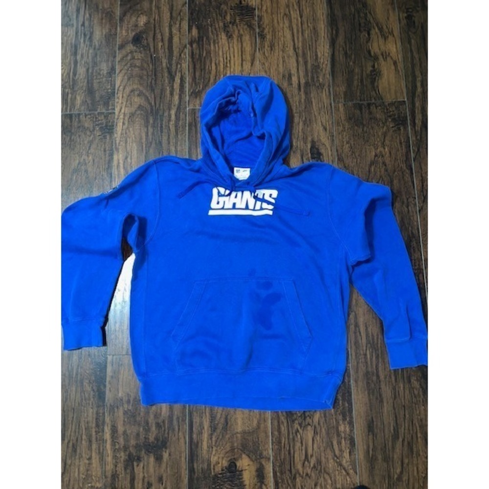 Vintage Mens Nike NFL New York Giants Blue hoodie white tag Used